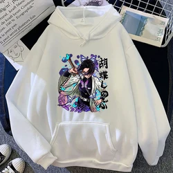 Funny Anime Kochou Shinobu Print Hoodie Fashion Women Casual Pullover Hoodies Ladies Sweatshirt