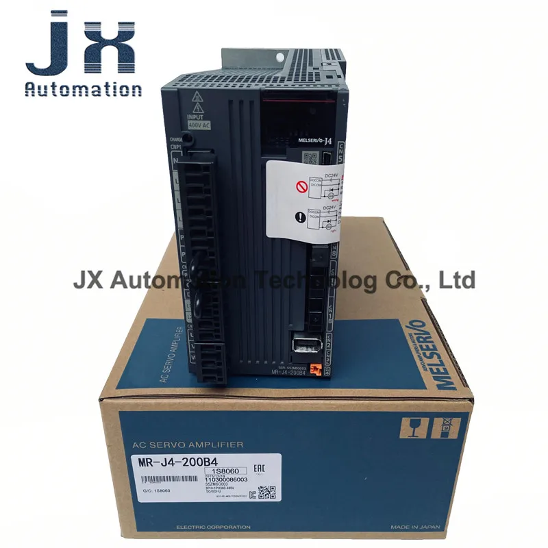 Original MELSERVO MR-J4 Series 400V 2KW AC Servo Amplifier MR-J4-200B4 with SSCNETIII/H Interface