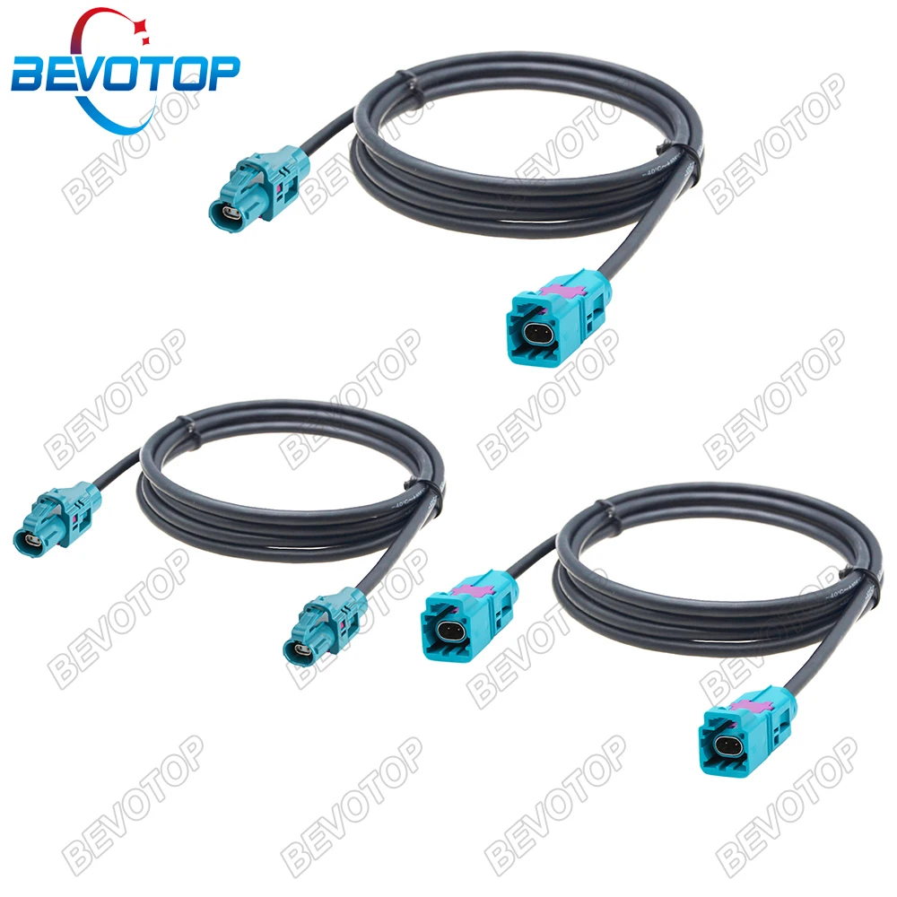 BEVOTOP RSBG Type H-MTD Vehicle Automotive Ethernet Cable Assembly Single Port Z Code Male/Female HMTD Cable
