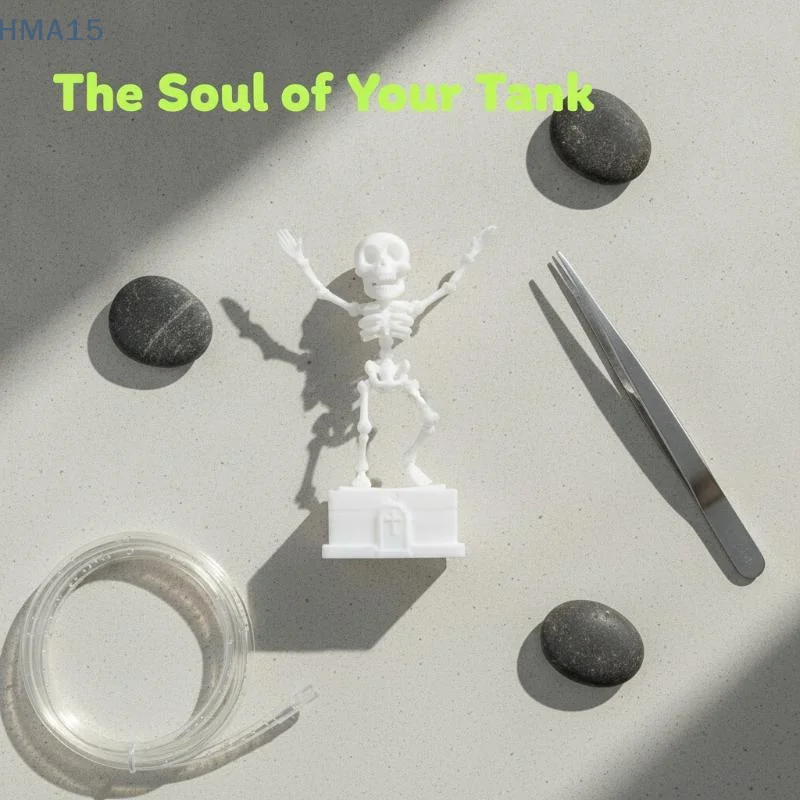 【YA】3D Printed Dancing Skeleto - Aquarium Fish Live 评论和价格