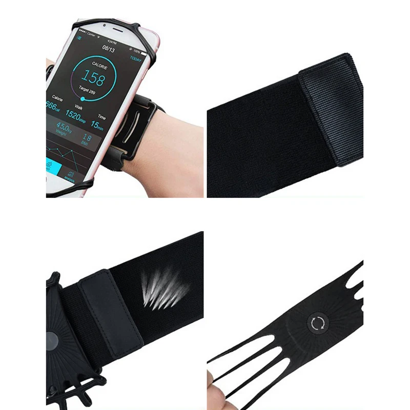 Universal Sports Armband Outdoor Phone Holder Wrist Case Gym Running Phone Bag Arm Band Case For IPhone