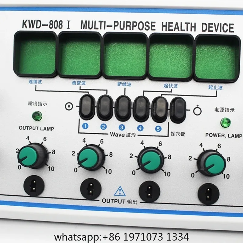 Electro Acupuncture Stimulator Machine Nerve and muscle Electroacupuncture therapy 6waveforms 6 Output  Massager
