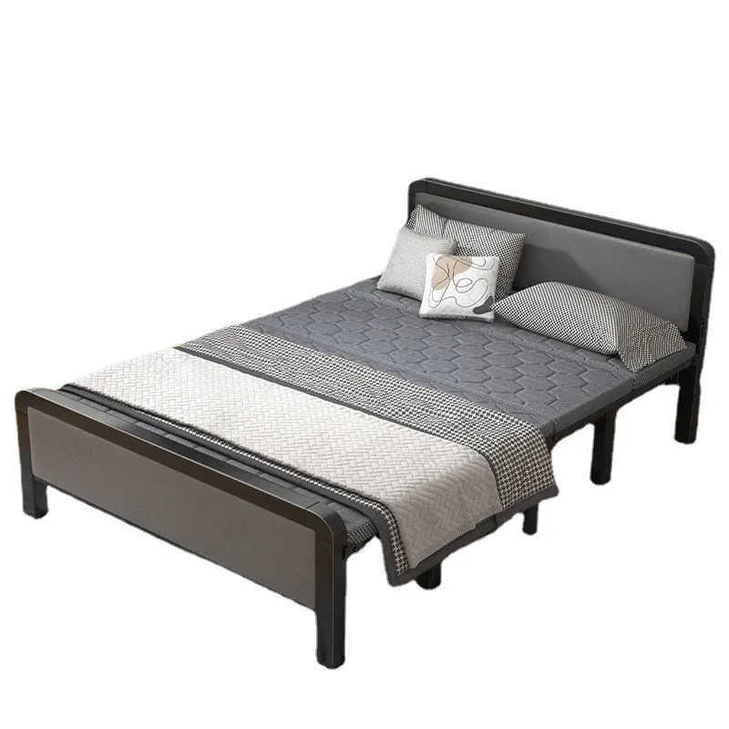 

Foldable bed household single 1.2 meters nap double