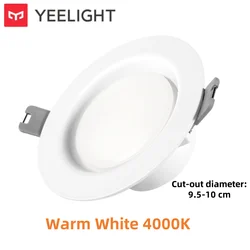 Yeelight LED Downlight Recessed Downlight Warm White/Warm Yellow Easy to install Color Temperature 3000K/4000K Voltage 220V
