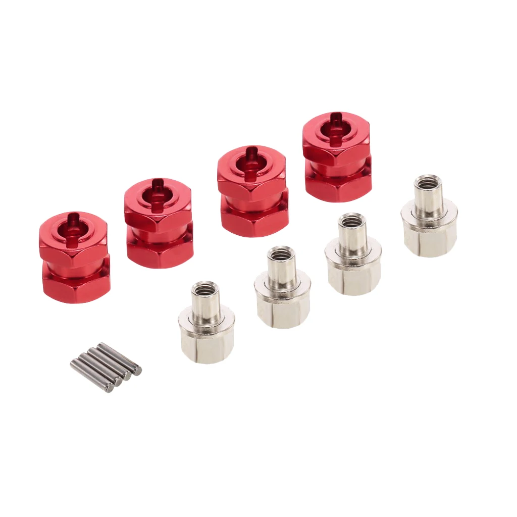 for RC Crawlers Car Axial SCX10 Wheel 12mm Hub 12mm Coupler Longer Adapter