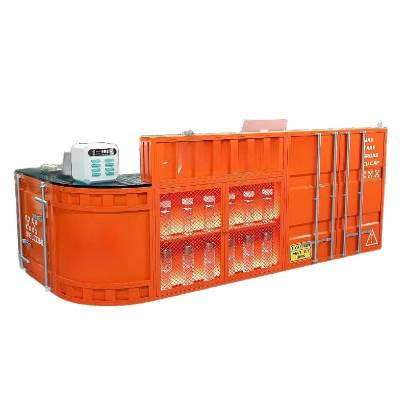 Industrial style checkout page Bar Cafe Corner Counter Western Restaurant Vintage Front Desk