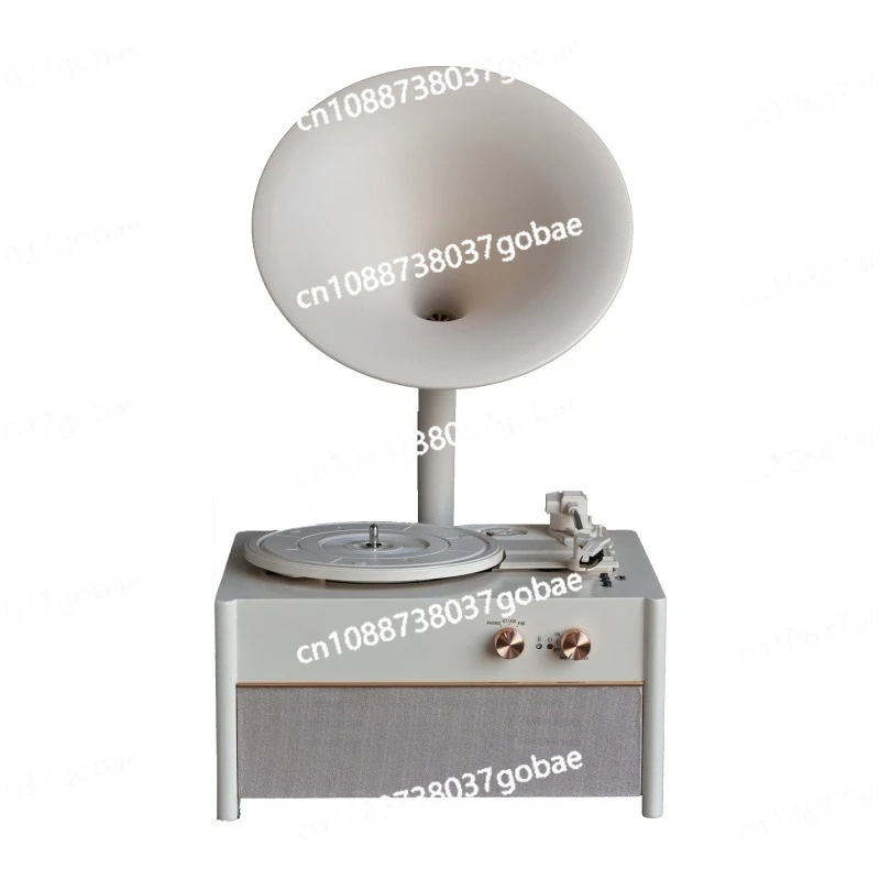 E-007 vinyl record player stereo phonograph retro living room European style record player desktop speaker ornament