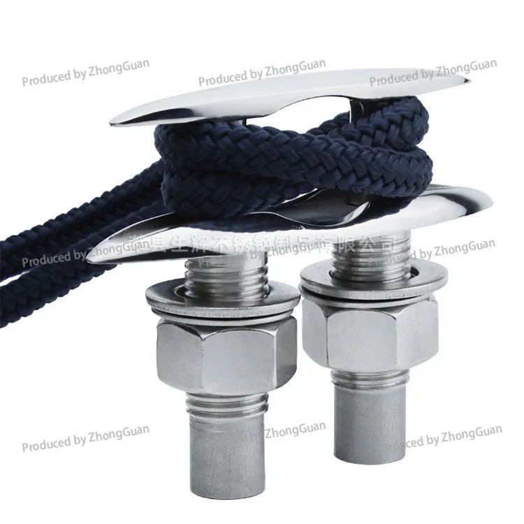 Stainless Steel Cable Bolt 5/6 Inch Hidden Horn Cable Bolt, Mirror-polished Cable Bolt, Marine Hardware Yacht Accessory