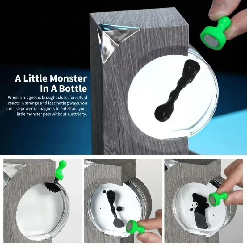 

Dancing Ferrofluid Music Rhythm Ferrofluid Speaker Music Partner Ferrofluid Display Lamp Magnet Liquid Toy Deskto Speaker Gifts