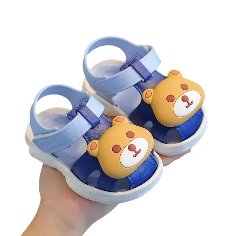 2024 Summer New Baby Walking Shoes Cute Cartoon Baby Walking Sandals antiscivolo e durevole per bambini Cool all\'ingrosso