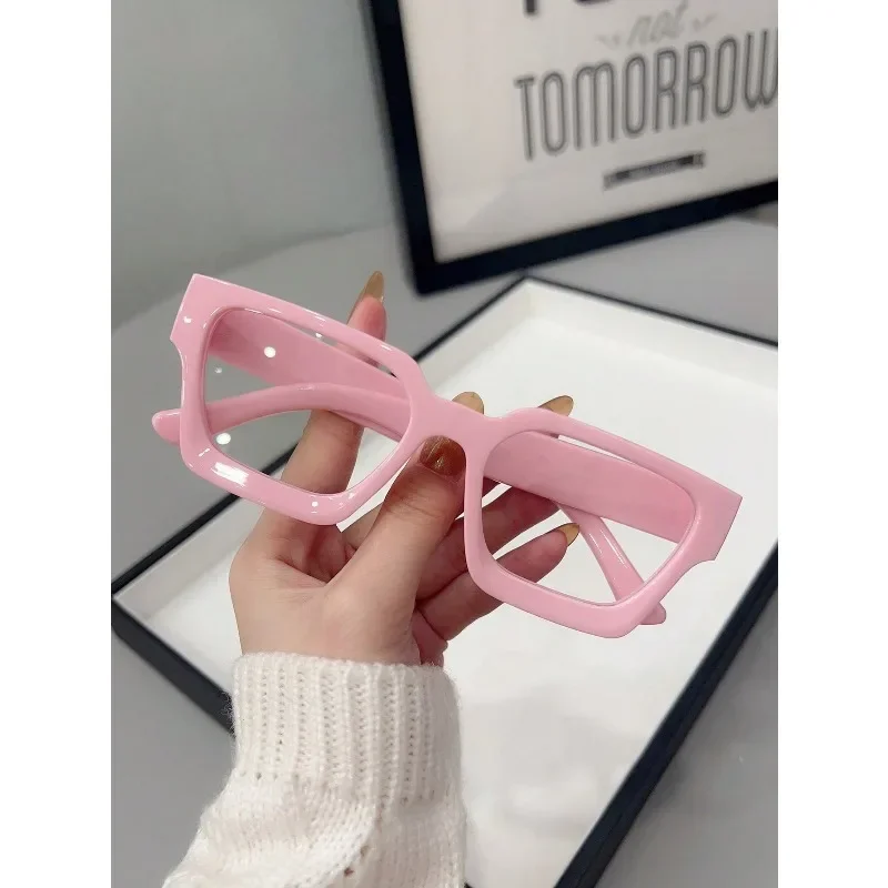 

1pc Women's Simple Polygon Frame Clear Lens Glasses Suitable For Daily Use Clear Glasses Accessories Glasses Accessories For