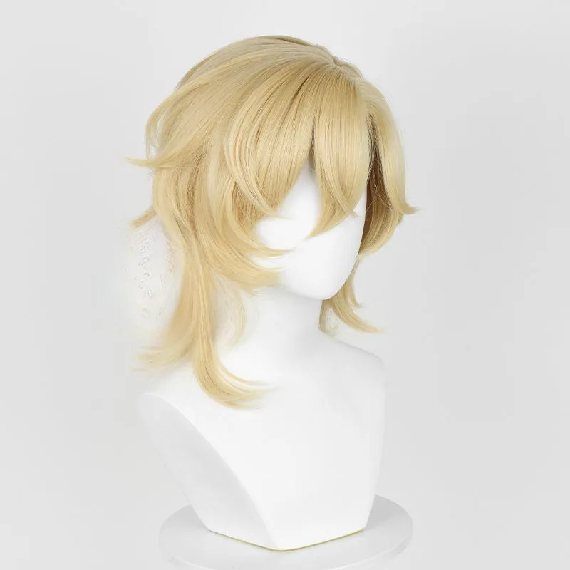 Bhāo Huài Xīng Qióng Tiě Dào Shā Jīn Cosplay Bǎi Fà Piān Fēn Tóu Pí Tóu Dǐng