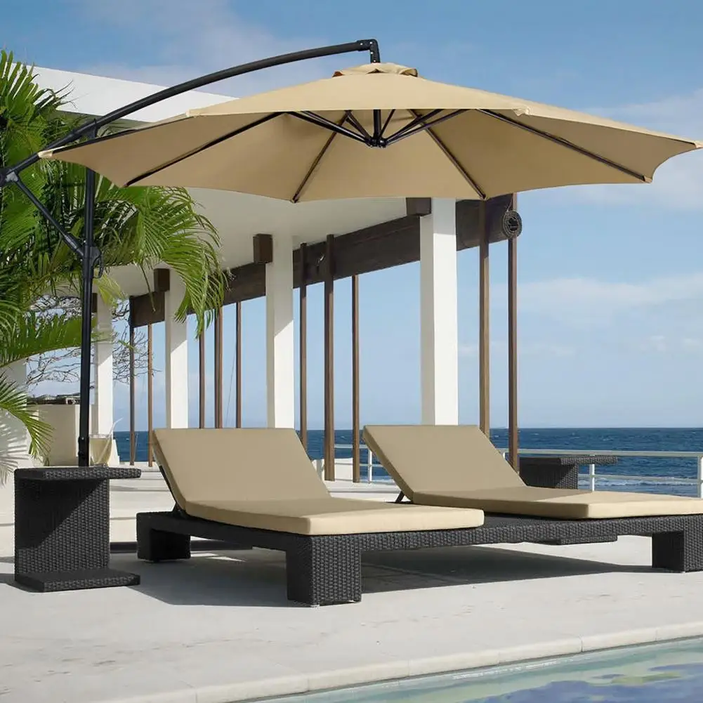 

270/300 см ткань для солнцезащитного козырька, защита от ультрафиолета, уличный зонтик для патио, сменная ткань для верхней поверхности, непромокаемый солнцезащитный тканевый чехол