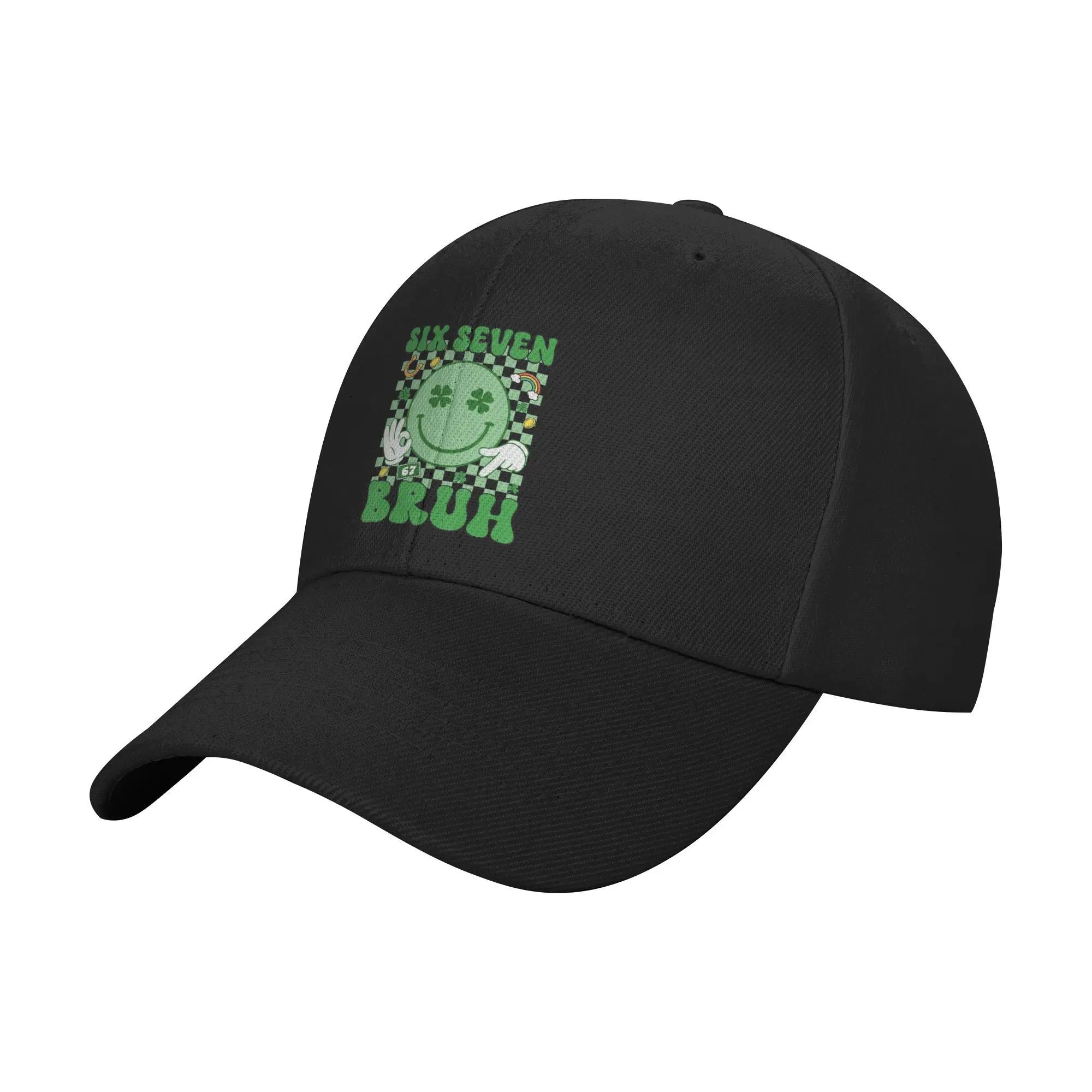 67 Meme Six Seven 6 7 Bruh St Patricks Day Baseball Cap  Street Style Trucker Hat Summer Men Adult Running Hippie Baseball Caps