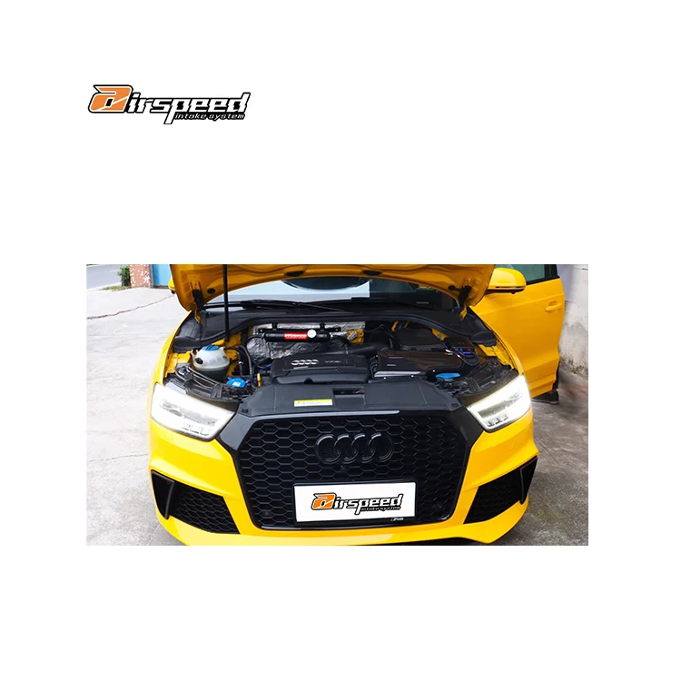 Airspeed Brand  Neat and Clear Surface Texture 100% Dry Carbon Fiber Cold Air Intake System For AUDI Q3 2.0T
