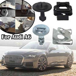 For Audi A6 C4 C5 C6 Car Undertray Under Engine Cover Repair Kit Clip Splash Guard Trim Panel Screw Accessories 1994 - 2010 2011