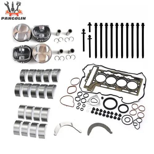 11257589348 11257567926   Kit de reconstrucción de revisión de motor Φ77 mm (STD) CR 11:1 para BMW Mini Cooper Clubman R55 R56 N12 N16 1.6L