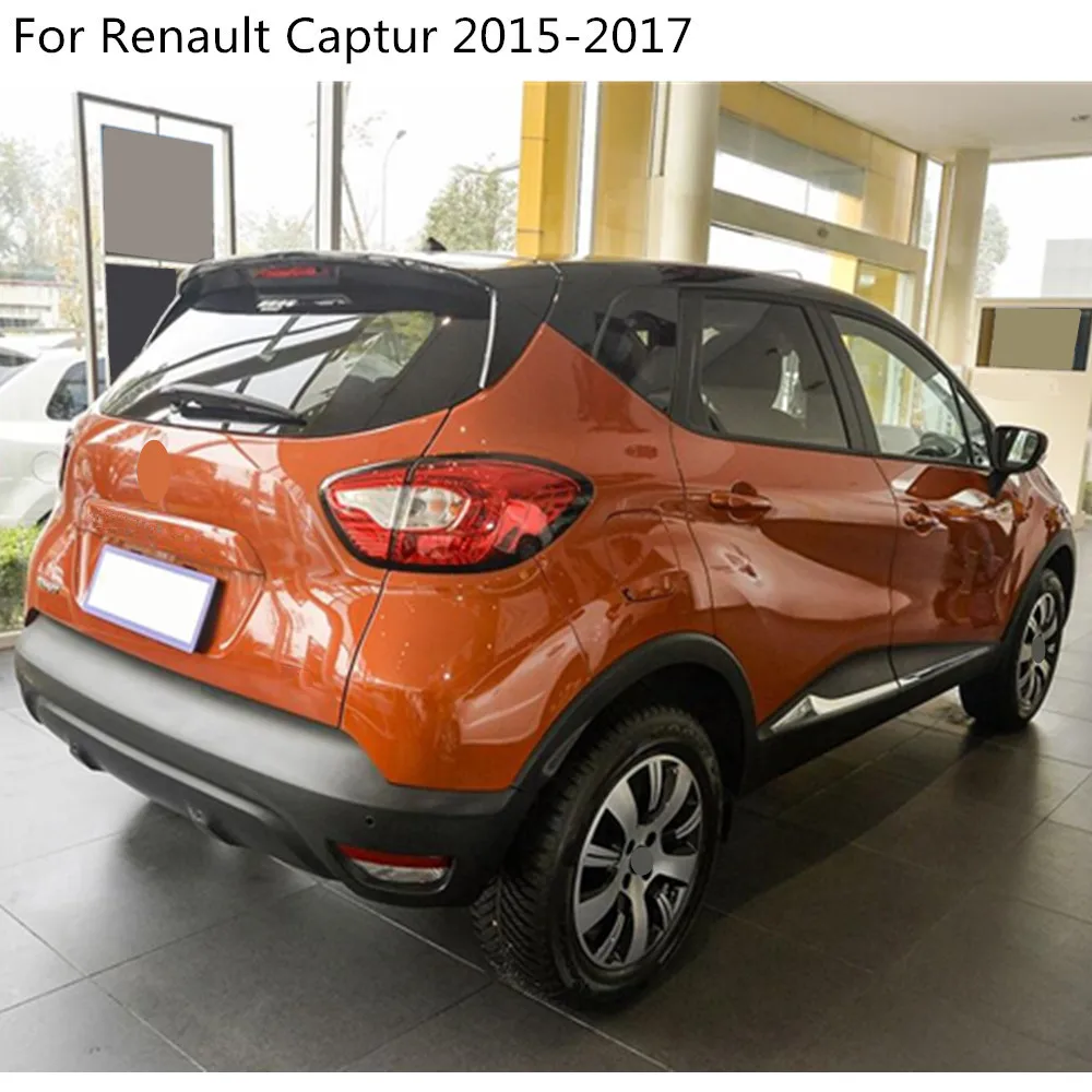 Car Styling Cover Garnish Detector Trim ABS Chrome Front Air Condition Outlet Vent 2PCs For Renault Captur 2015 2016 2017 2018