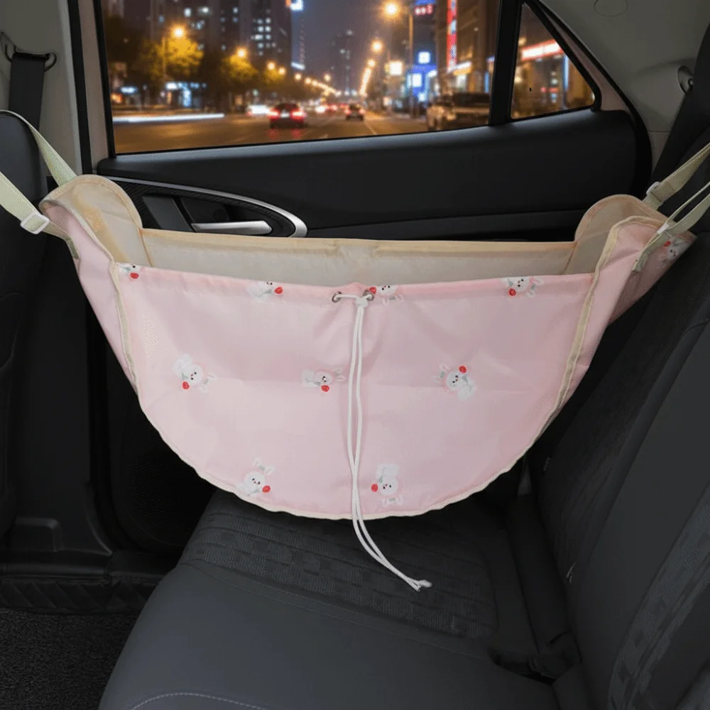 

String Bag Multifunctional Car Storage Net Mesh Bag Portable Rear Seat Back Large Capacity Cute Design Hanging Bag Travel Bag