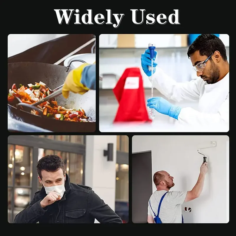 HD Safety Glasses, Reusable Dustproof Anti - fog Kitchen Protection Anti - splash Mask With Filters, Transparent Full Faceshield