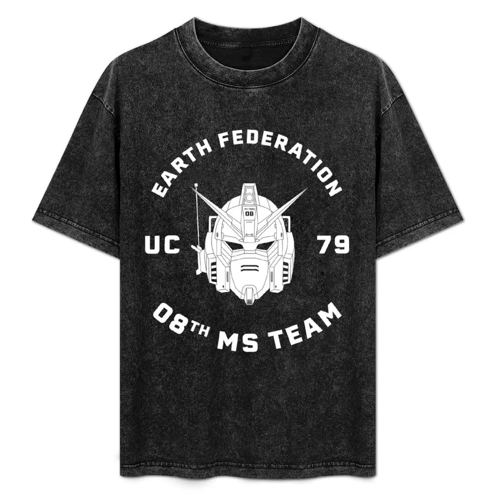 08th MS Team- White Version T-Shirt Quick Dry Training Short Sleeve Tee