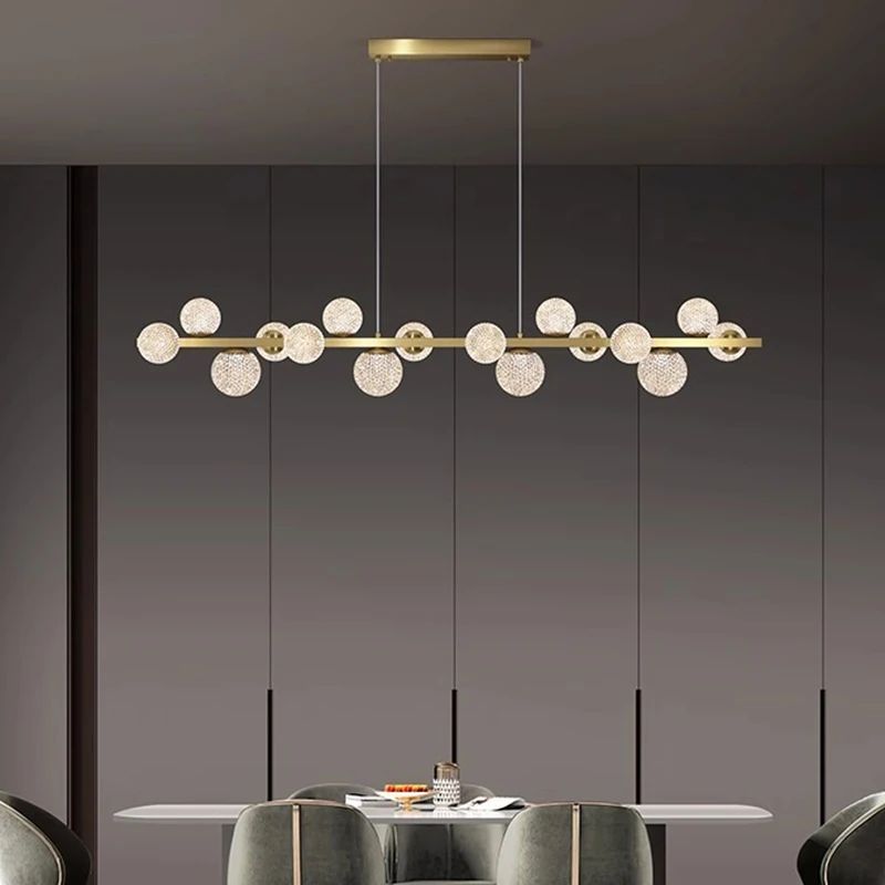 Contemporary Indoor Ceiling Pendant Chandelier Lights, Stylish Hanging Pendant Lamps, Multi-scene Decor Illumination for Dining