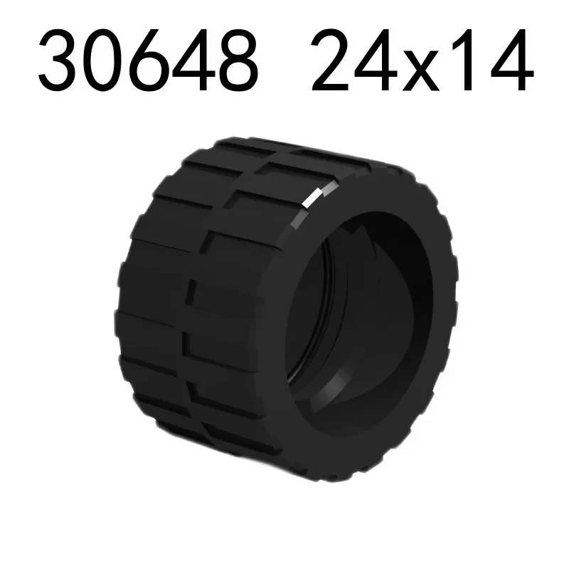 [16Pcs][50g] Interlocking MOC30648 24x14mm Tire Leather Machinery