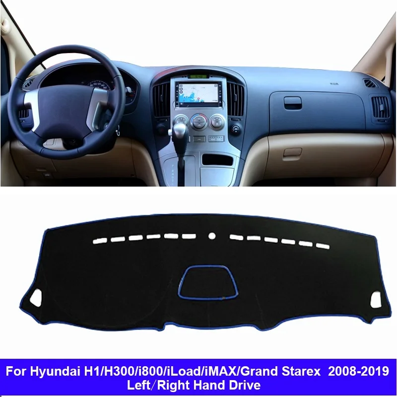 

For Hyundai H1 H300 i800 iLoad iMAX Grand Starex 2008 - 2018 2019 Car Dashboard Cover Dashmat Cape Auto Inner Dashmat Pad Carpet