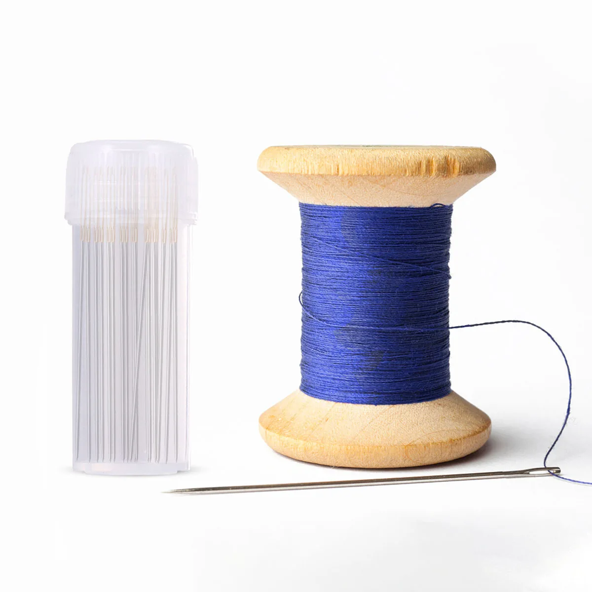 

50Pcs Needle Bottle Durable Transparent Plastic Sewing Storage Tube DIY Cross-Stitch Small Parts Container Neddle Bottle