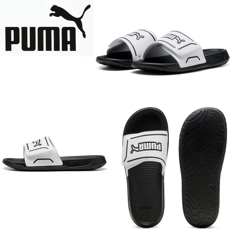 

Сандалии PUMA унисекс с регулируемой застежкой 400338-02, верх на липучке, подошва из ЭВА, повседневные шлепанцы