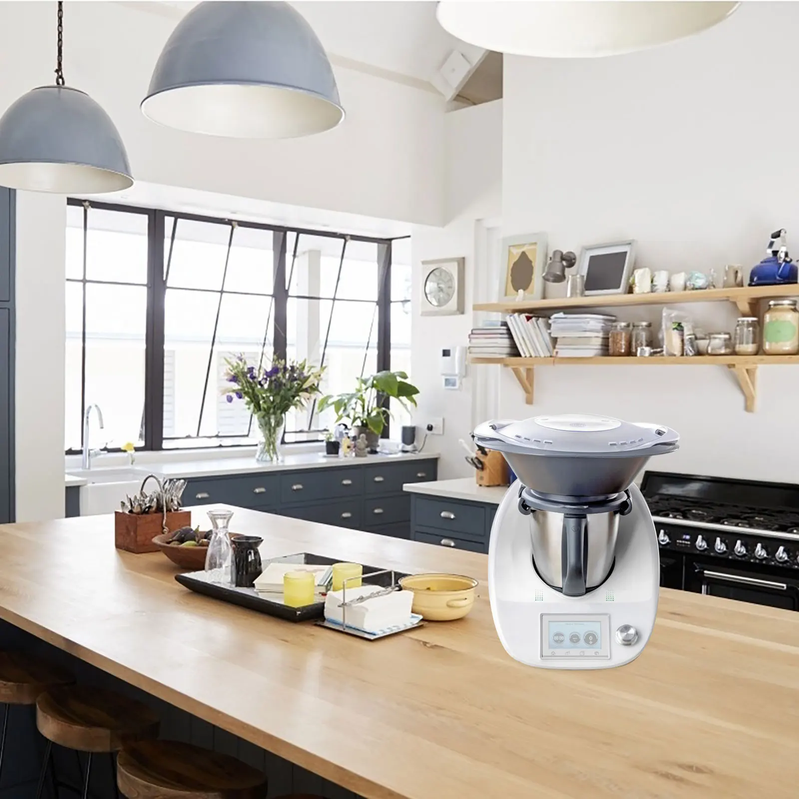 

Food Processor Screen Protector Cooking Machine Glass Screen Cover Scratchproof Impact Protection Compatible