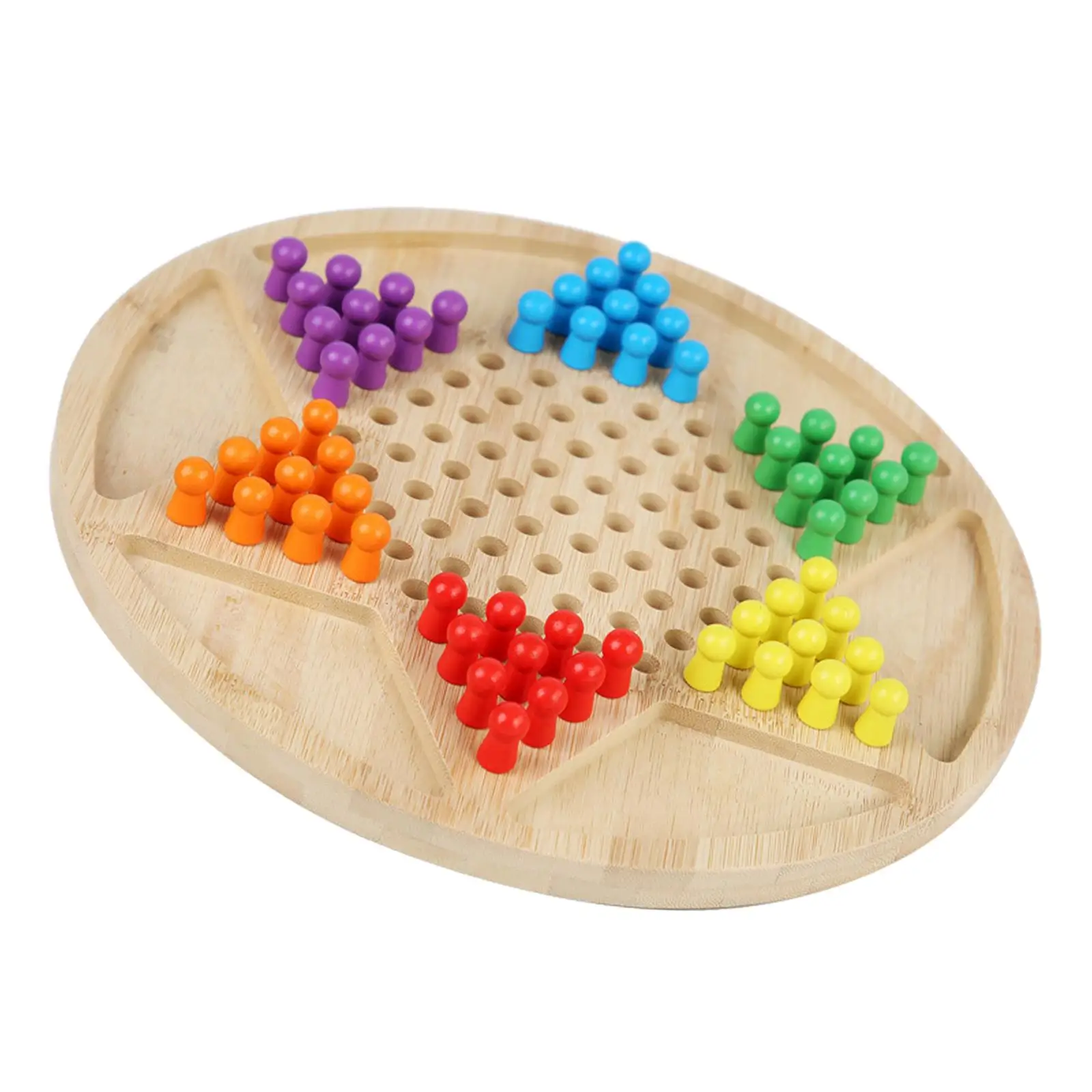 Peg Solitaire Board Game Strategy Board Game Marbles Game Board Chess Wooden Kongming Chess Chinese Checkers Set Board Games