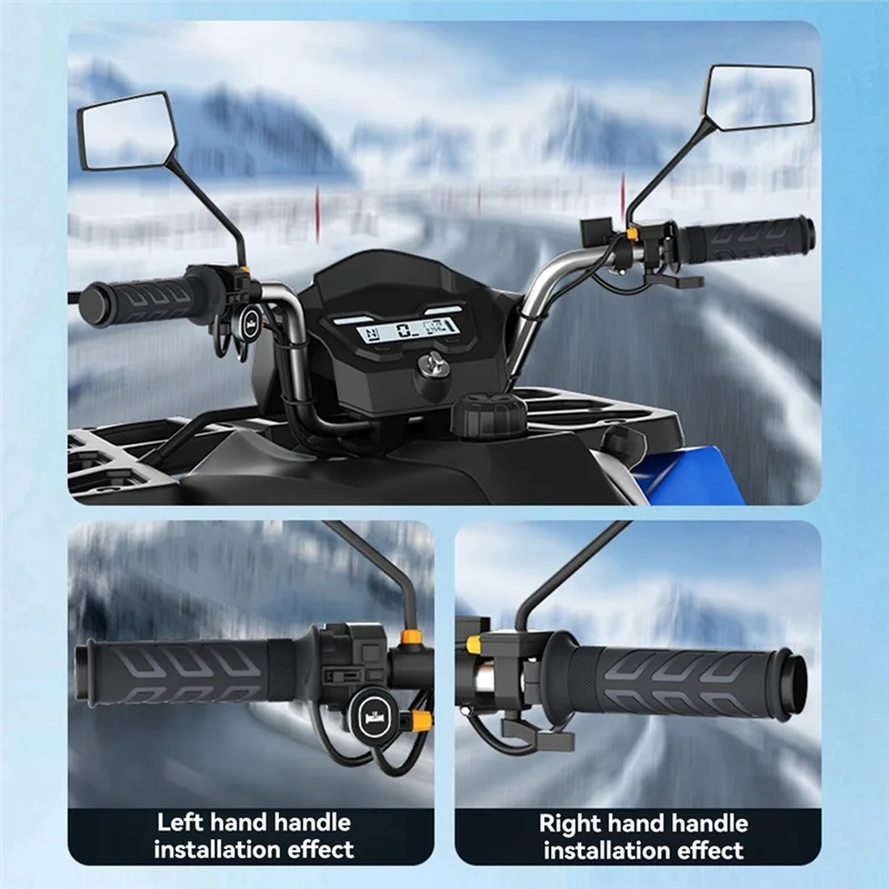 

Motorcycle ATV Special Winter Heating Handle Upgrade Memory All-Terrain Vehicle Winter Motorcycle ATV Handle