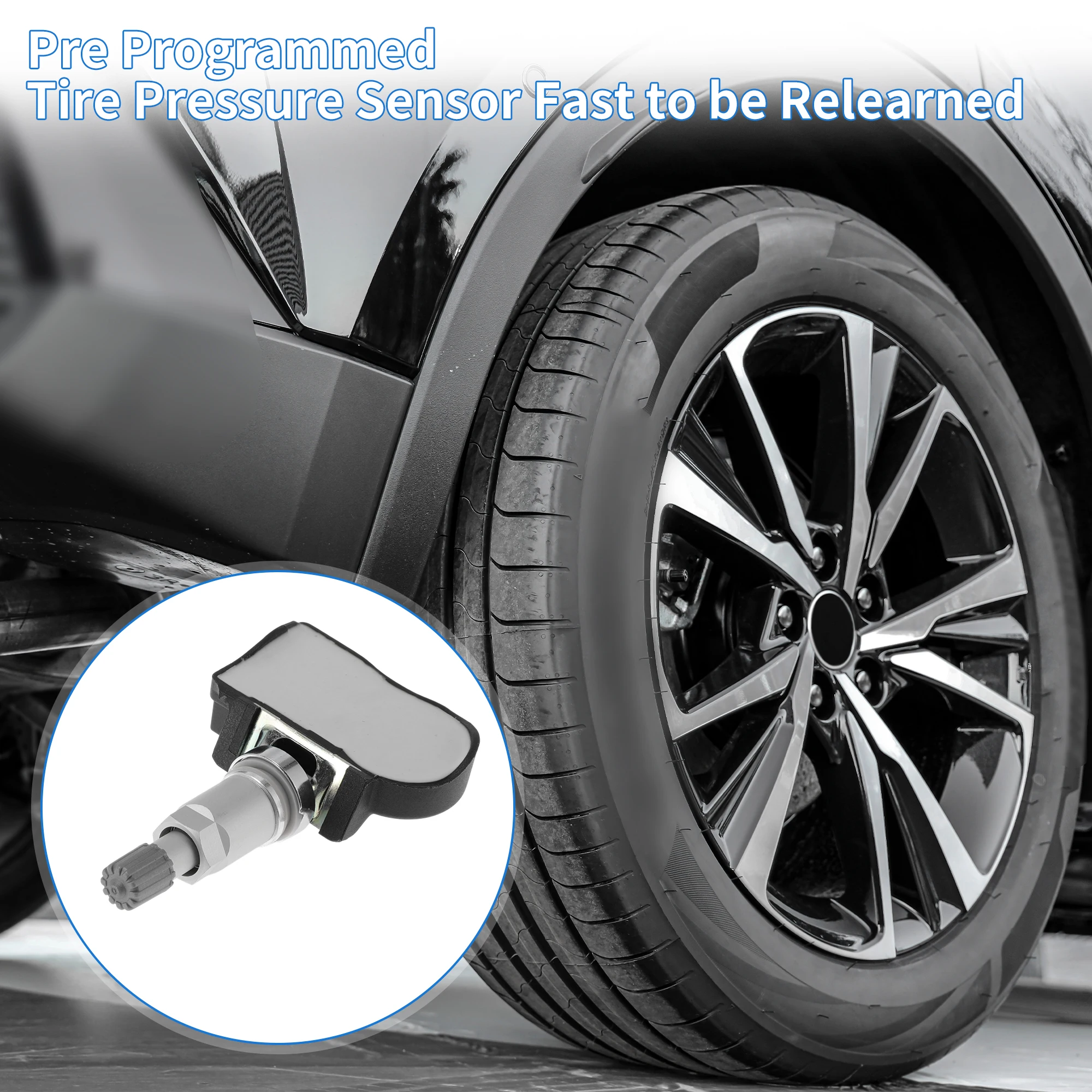 Uxcell sensor de pressão dos pneus tpms sensor 315mhz no.4h231a159cd/4h231a159ca para land rover range rover sport 2006-2013