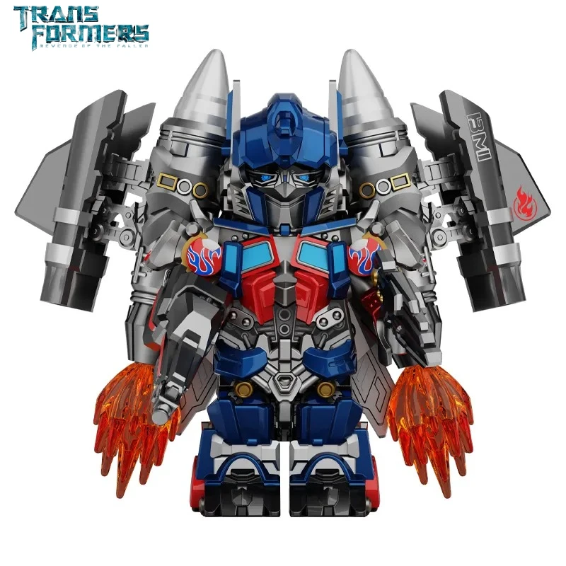 

Transformers Optimus Prime Blocks MOC Small Grain Megatron Children's Assembly Toy Bumblebee Model Desktop Ornament Gift