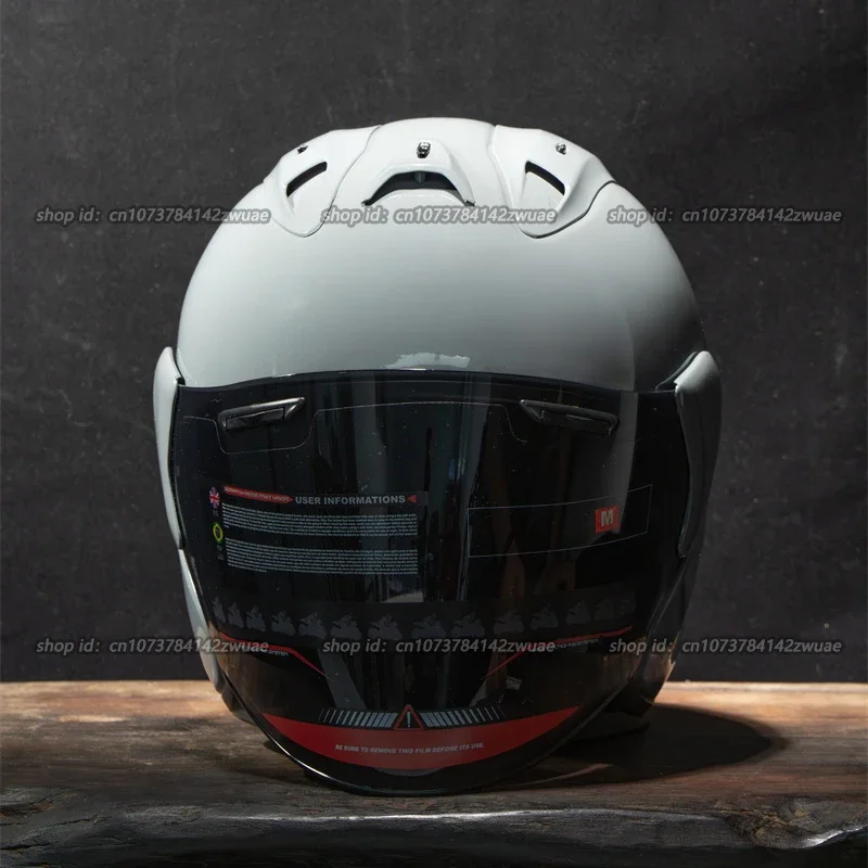 Ram3 Bright Gray Half Helmet Men and Women Motorcycle Off-Road Summer Helmet Downhill Racing Mountain Cross Casco Capacete