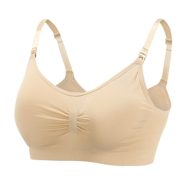 Maternity Bras Wirefree Nursing Bra Pregnancy Clothes Prevent Sagging Breastfeeding Women\'s Breathable lactancia Bra