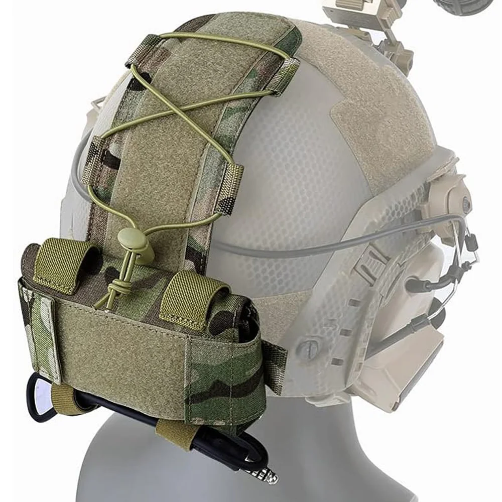 BOOIU Battery Pouch Tactical Helmet MK1 contrappeso Pouch Helmet NVG Battery Pack Balance Weight Bag caschi accessori