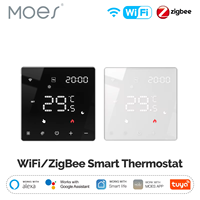 MOES Tuya ZigBee WiFi Smart Thermostat Programmable Temperature Controller for Water Boiler Electric Heating Alexa Google Home