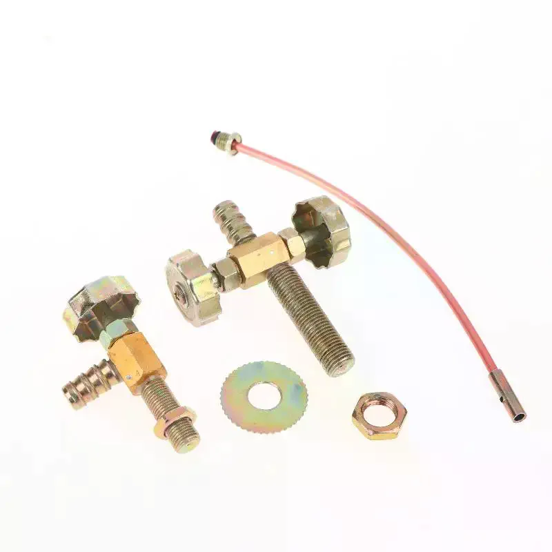 2pcs Electronic Ignition Gas Stove Burner Nozzle Iron Alloy Strong Firepower Reliable Replacement For Kitchen Cooktop Burner