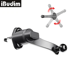 17mm Ball Head Base for Car Phone Holder Universal Car Air Vent Cell Phone Mount GPS Bracket Car Air Outlet Clip Accessories