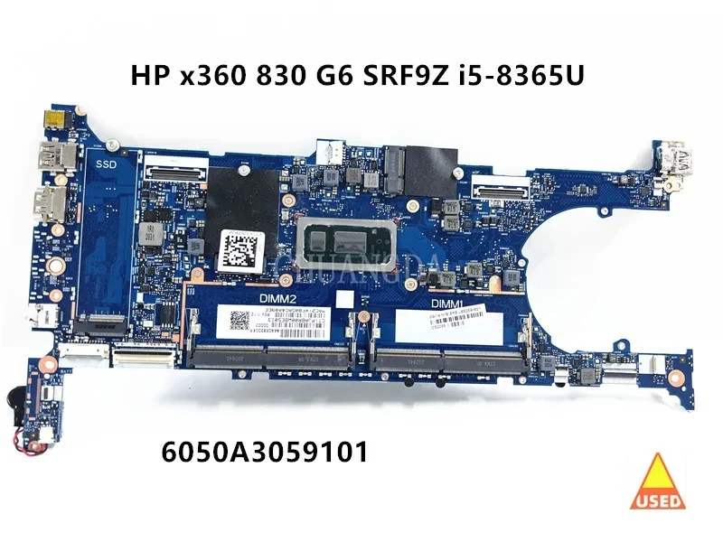 6050A 3059101   Placa base ordenador portátil HP EliteBook 830 G6 L64982-601 SRFFX i5-8265U i7-8665Uplaca base para portátil