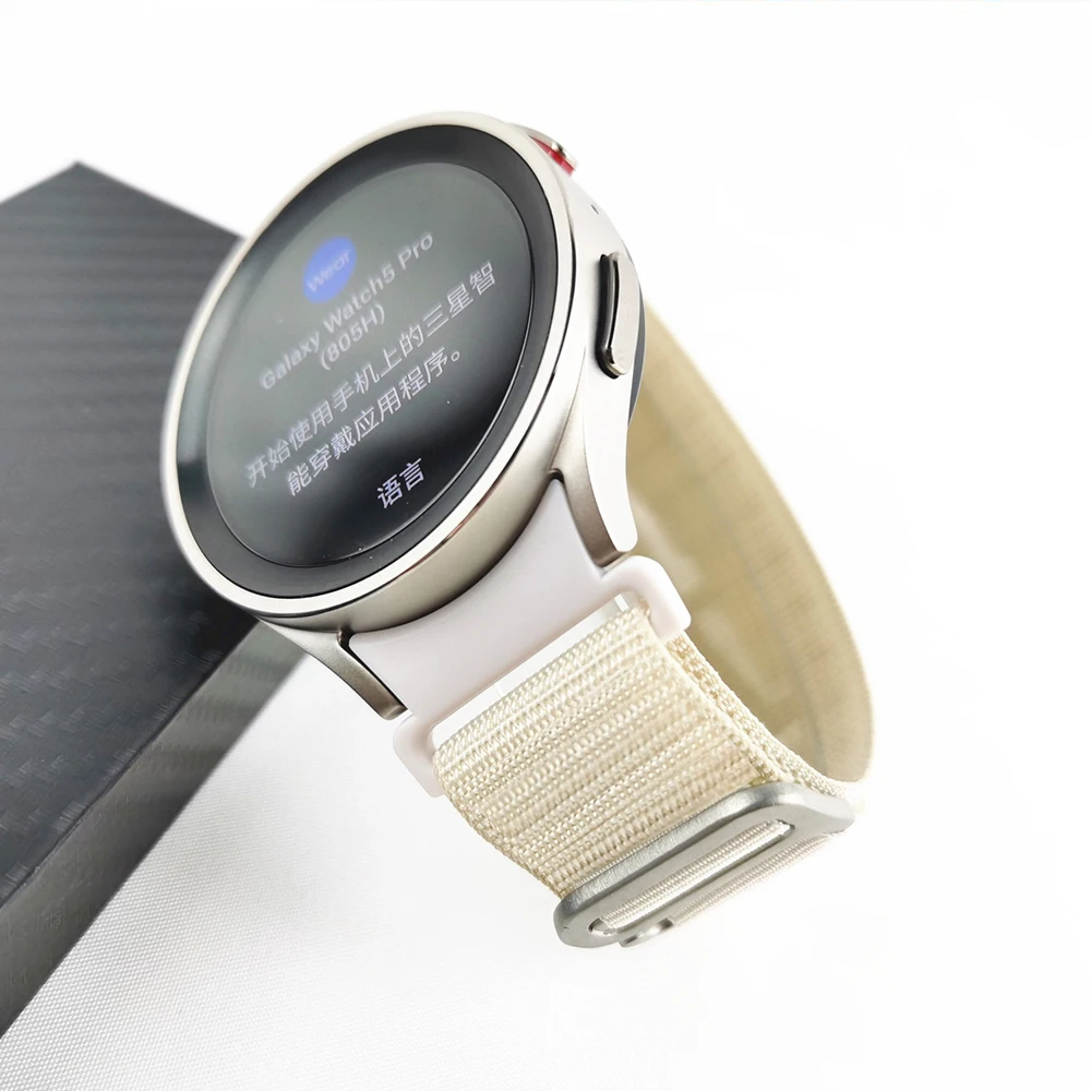 Sport Alpine Loop For Samsung Galaxy Watch 6 44mm 40mm Classic 43mm 47mm band G-hook nylon bracelet Watch 5 pro 4 Classic  Strap image 5