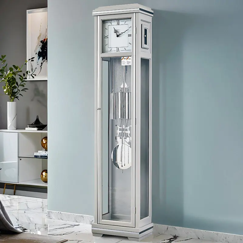 Light luxury modern home simple living room floor clock new Chinese table clock Italian Internet celebrity pendulum clock