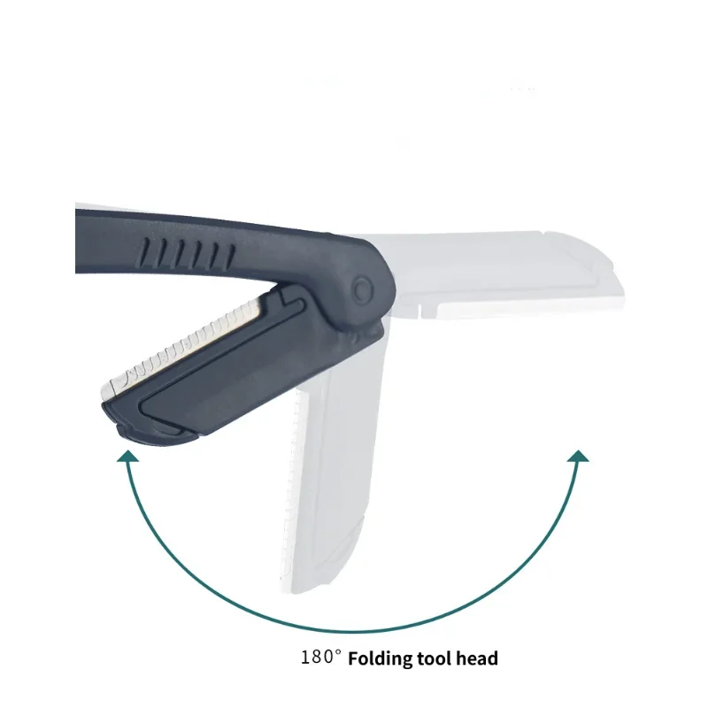 Lot de 3 outils de toilettage des sourcils en acier inoxydable : pince à épiler, ciseaux avec peigne, rasoir – Outils de maquillage et de soin du visage