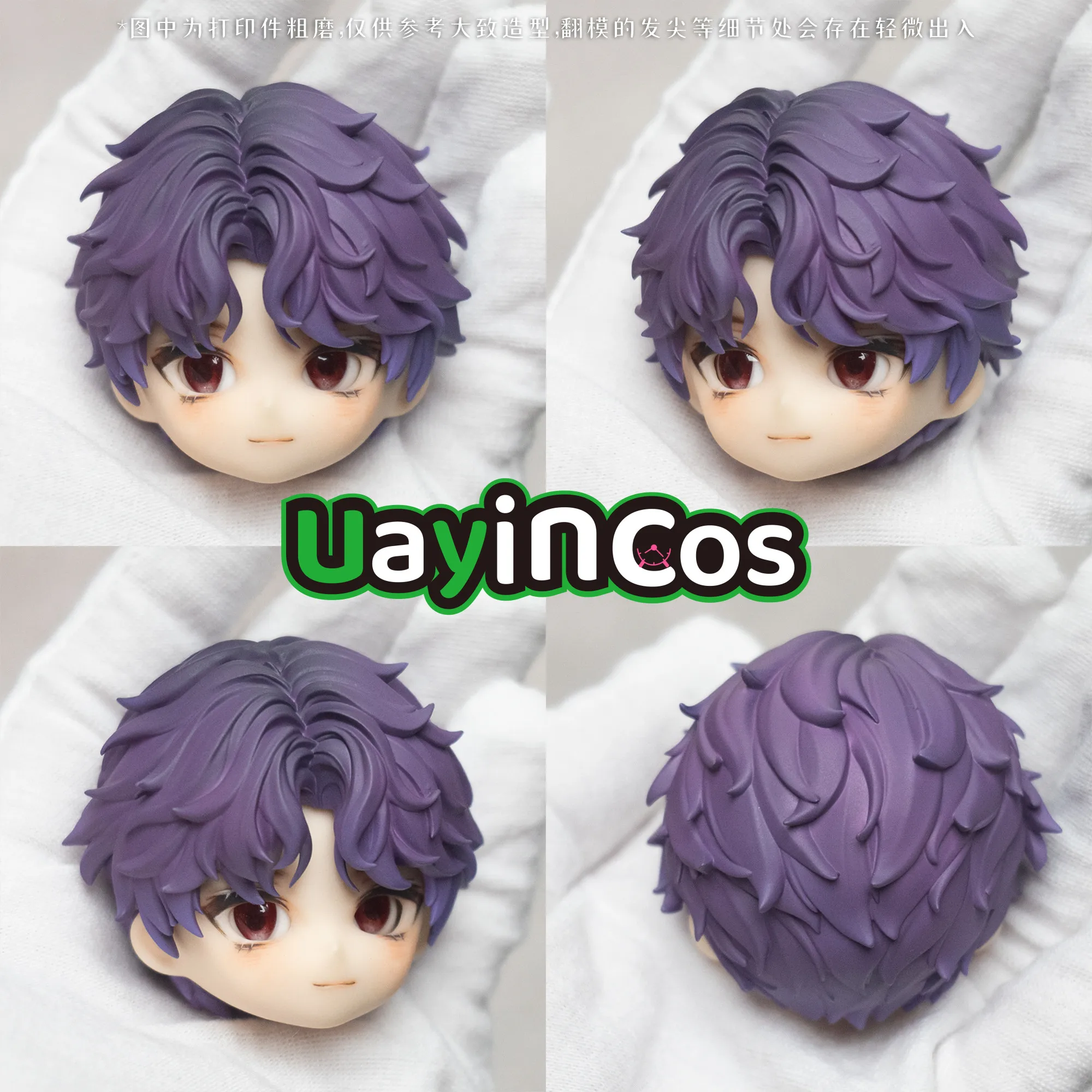 Handmade Love and Deepspace Ralayo OB11 OB22 GSC Hair Detachable Hair Shell Wig Faceplate BJD Doll Accessories Game Anime Toy Ki