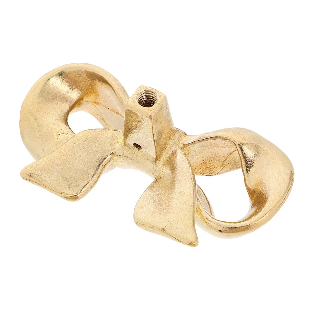 

2Pcs Gold Brass Bow Shaped Decorative Handles Cabinet Drawer Pulls Vintage Furniture Hardware Cabinet Bows Bow Dresser Knobs