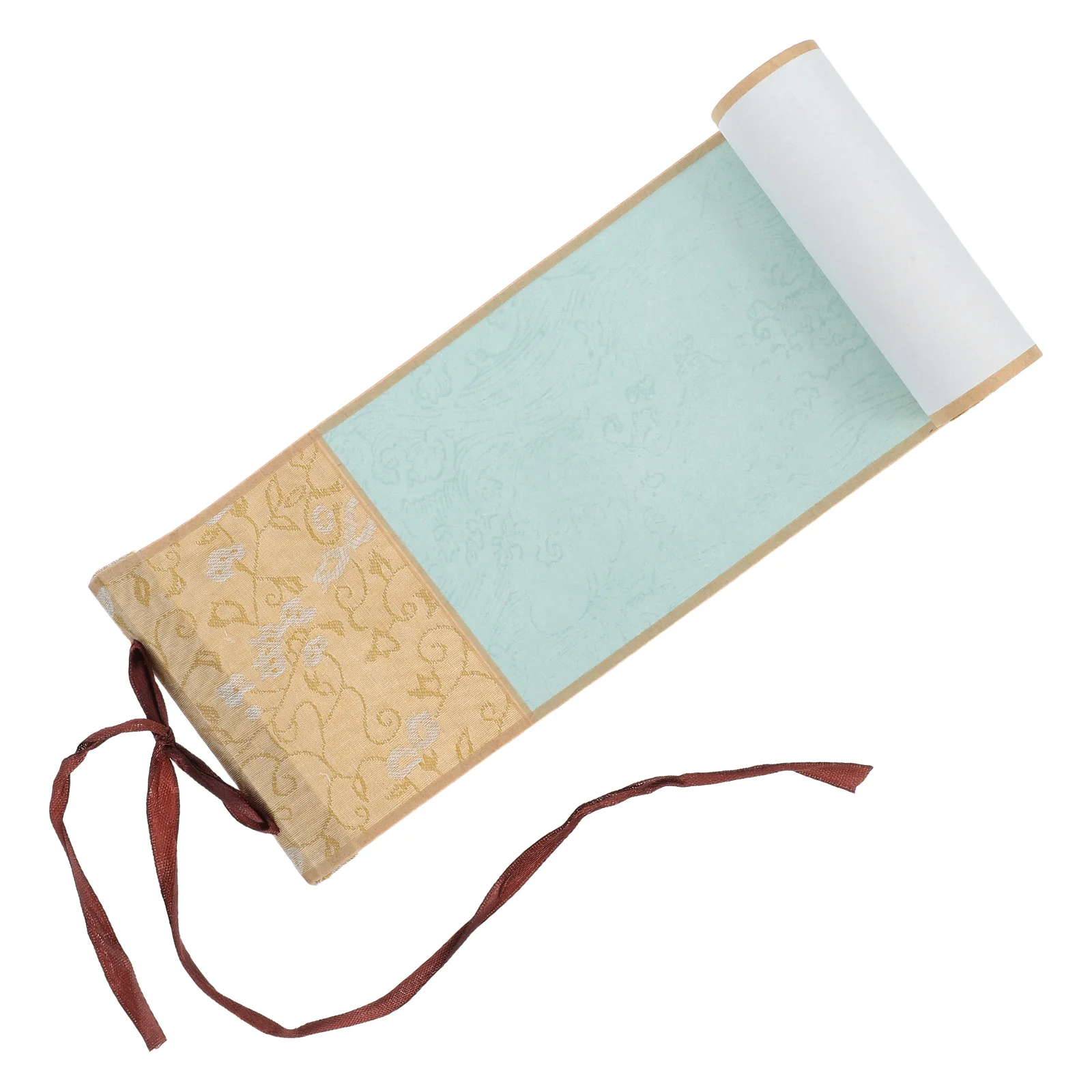 

Blank Chinese Calligraphy Scroll Paper Hanging Wall Scroll Mounted on Wooden Rod for Painting Writing Wedding Invitations