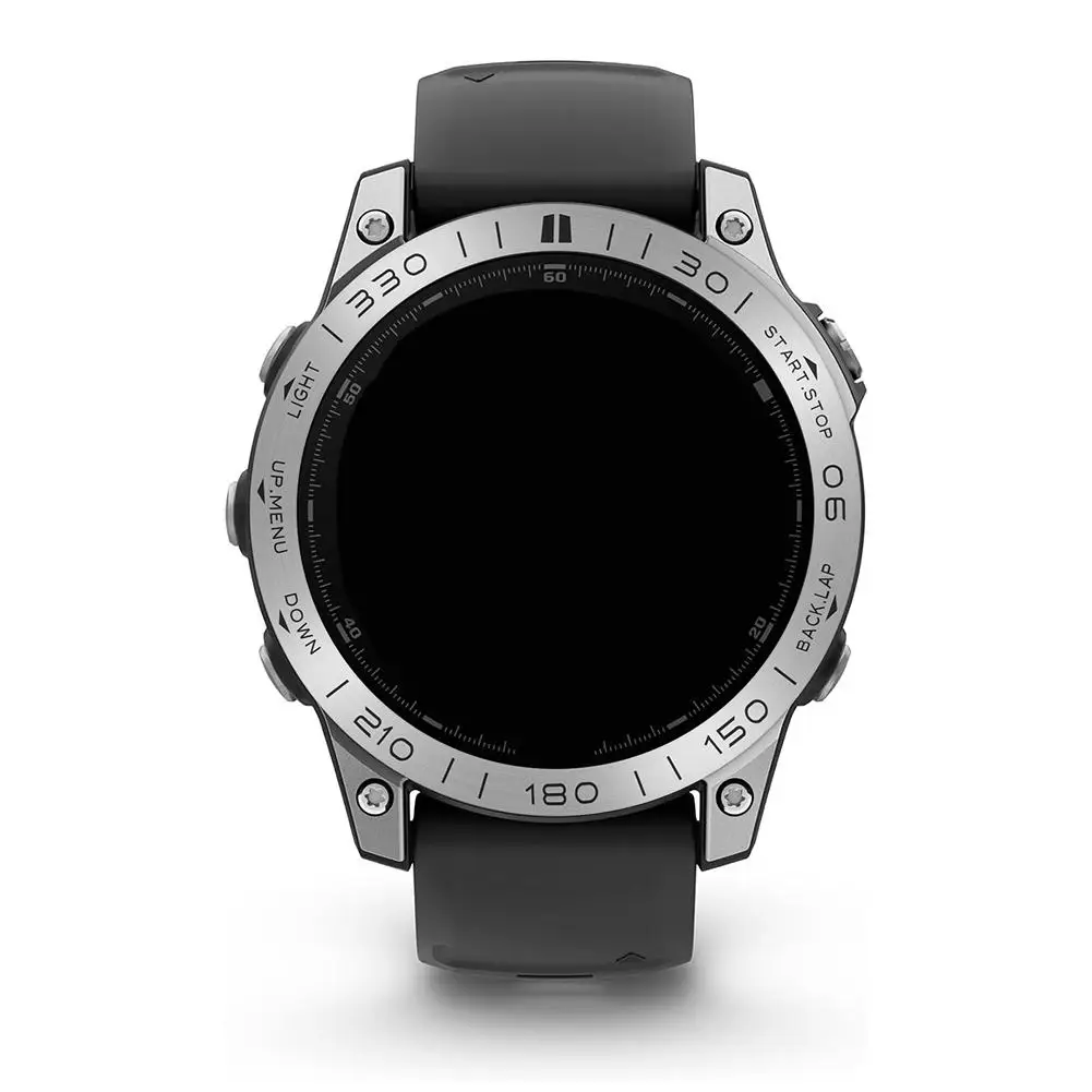 For Garmin Fenix8 Graduated Metal Bezel 47/51mm Racing Protective Bezel Fenix8 Digital Case For Garmin Fenix8 Metal Bezel