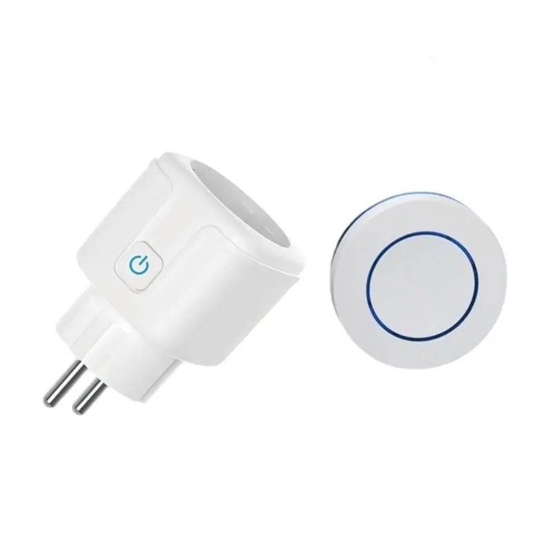 FEDI-Smart Home Remote Control Socket RF433 Wireless EU Plug Remote On/OFF Electrical For Lighting Fan TV